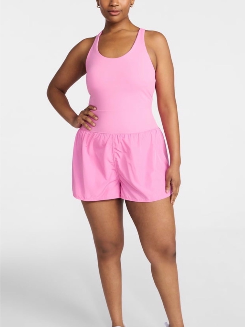 NWT Avia Women's Cross Back Active Buttersoft Romper, Sizes XXXL